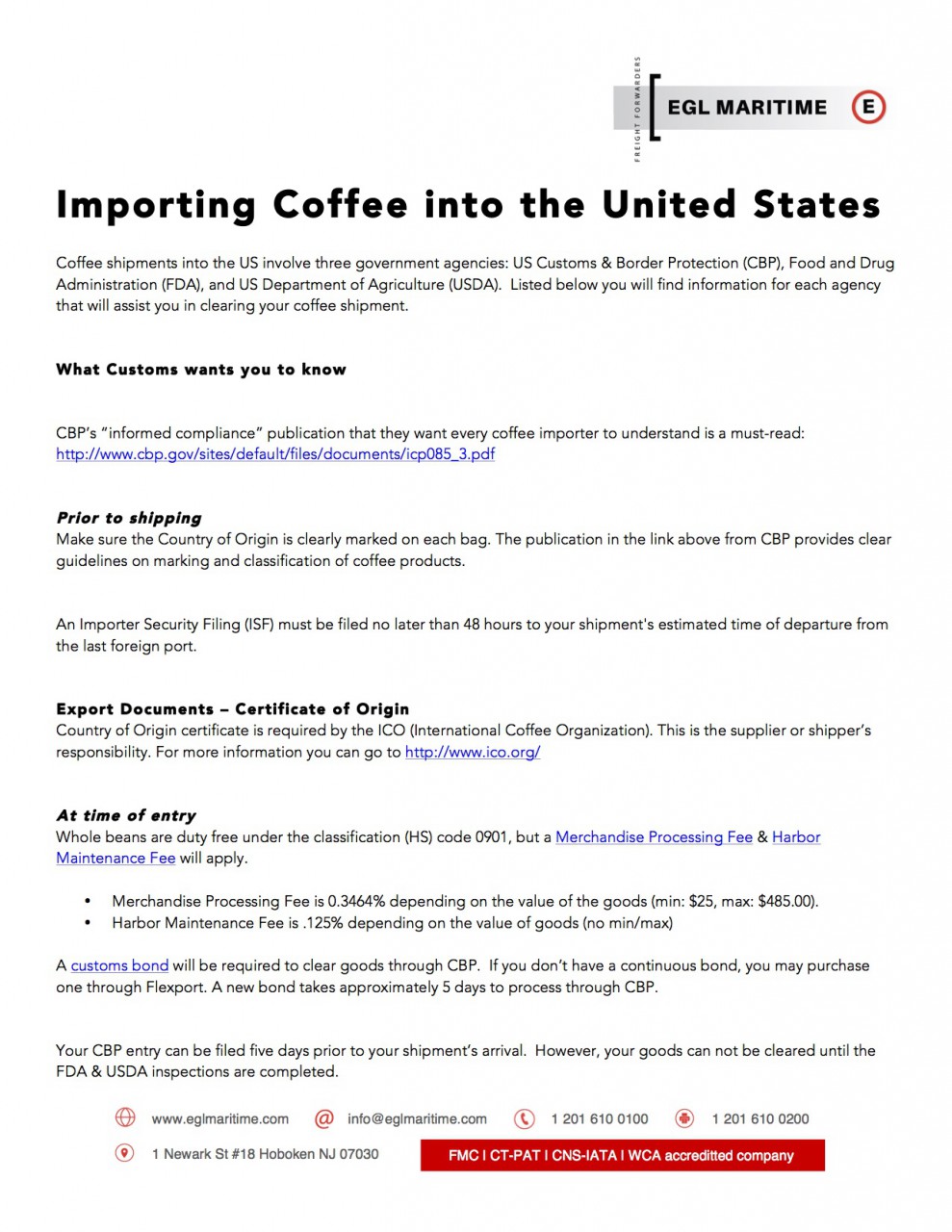 Coffee-Import-Guidelines